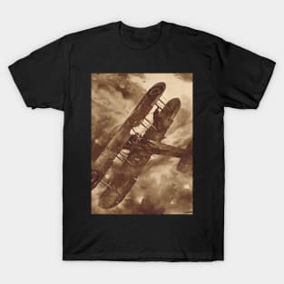 WWI Hero balancing a plane by wing walk T-Shirt